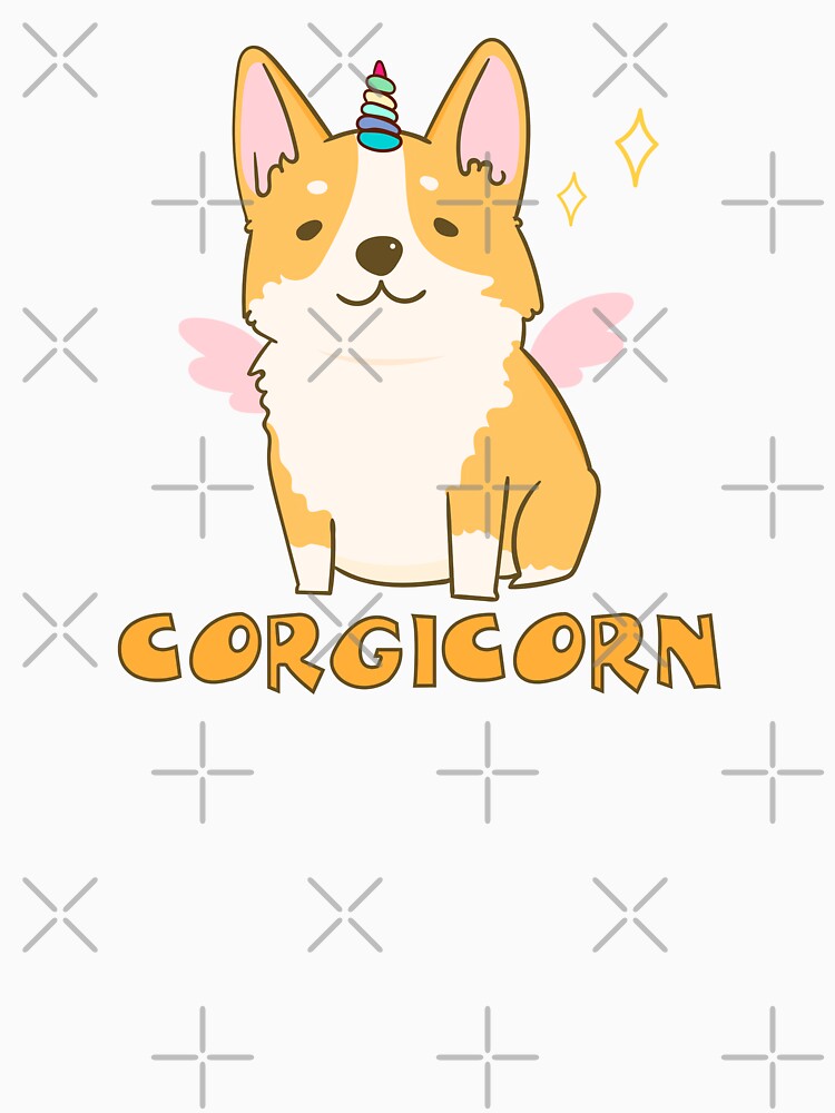 Unicorg - Funny Unicorn Corgi by DogGarden