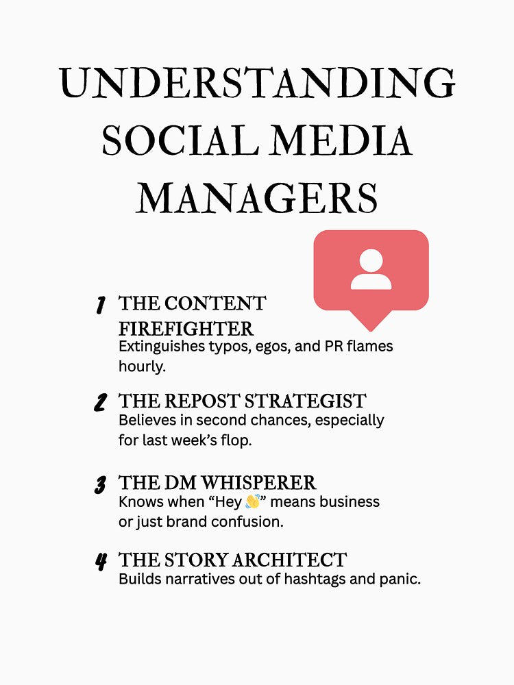 Understanding Social Media Managers – Humor Only Marketers Get by PsyFlow35