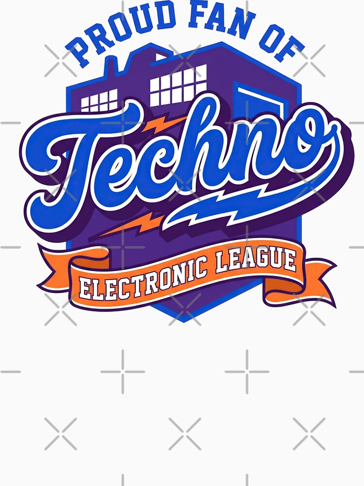 Retro Techno Warehouse Rave Aesthetic Electronic League Vintage Style by Cozy-Old-Pub