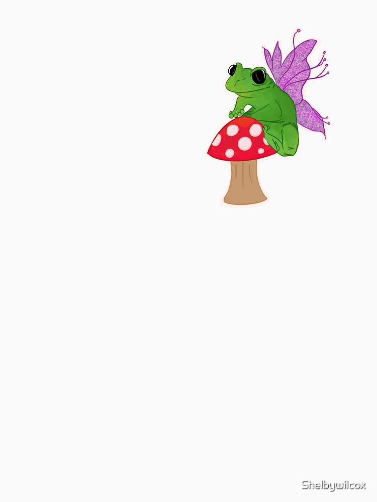 Frog on mushroom by Shelbywilcox