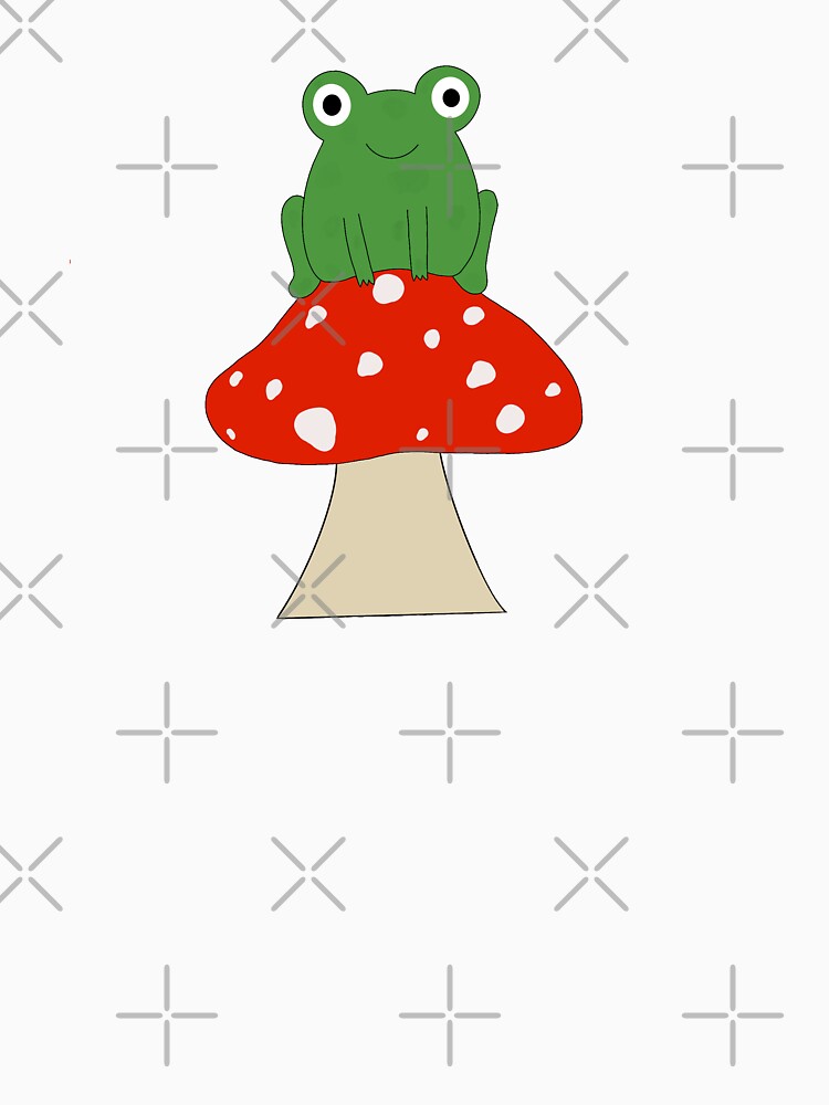 Frog on Mushroom by Mackenzie  Epperson