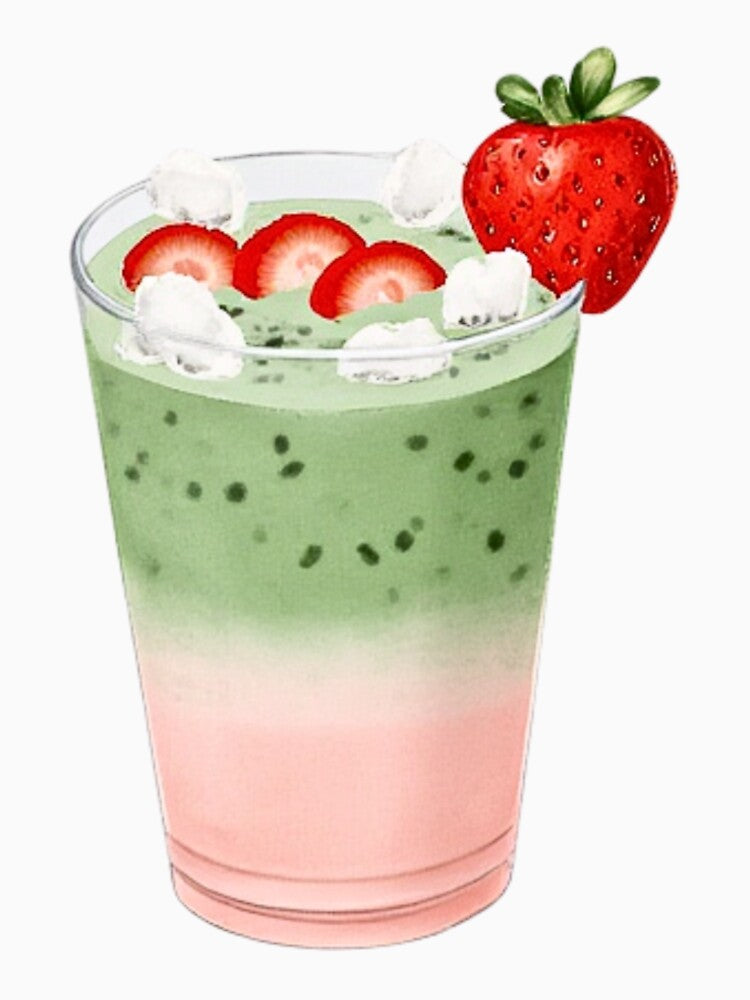 Aesthetic Matcha Latte by Bright Stone