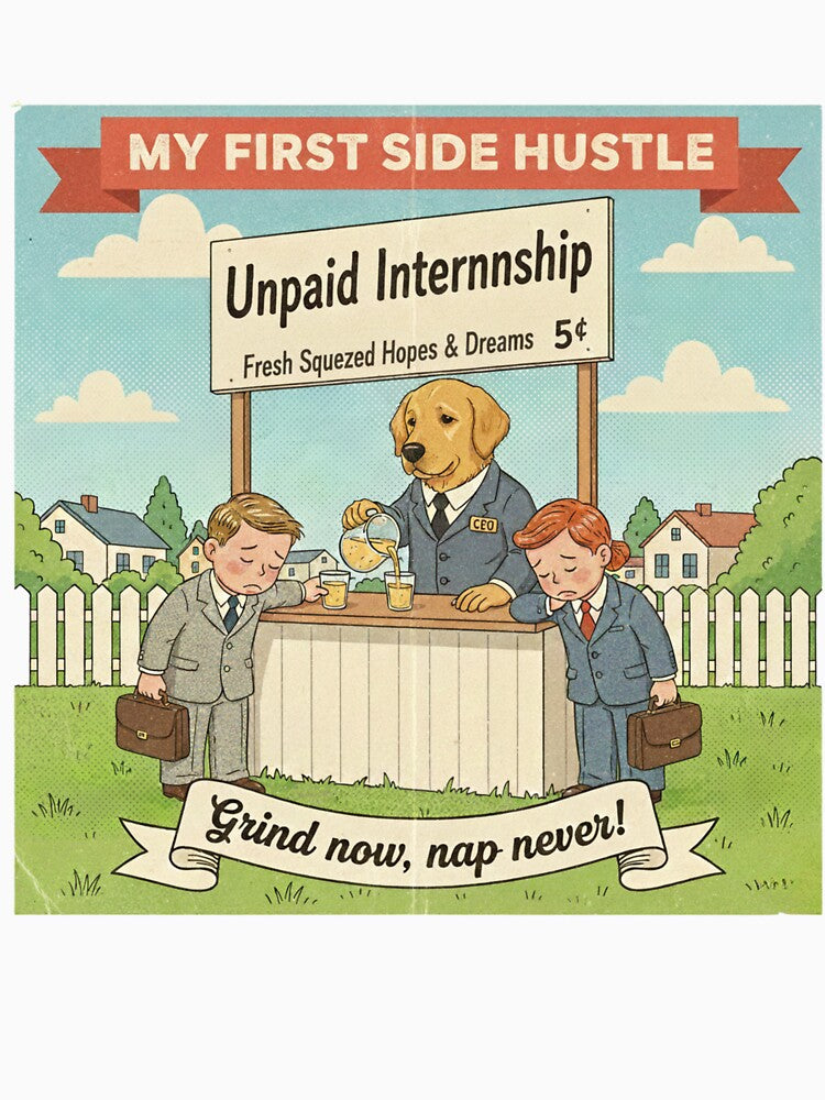 My First Unpaid Internship by Vantage Print Co.