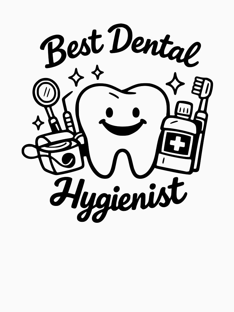 Best Dental Hygienist by YV Designs & Stuff