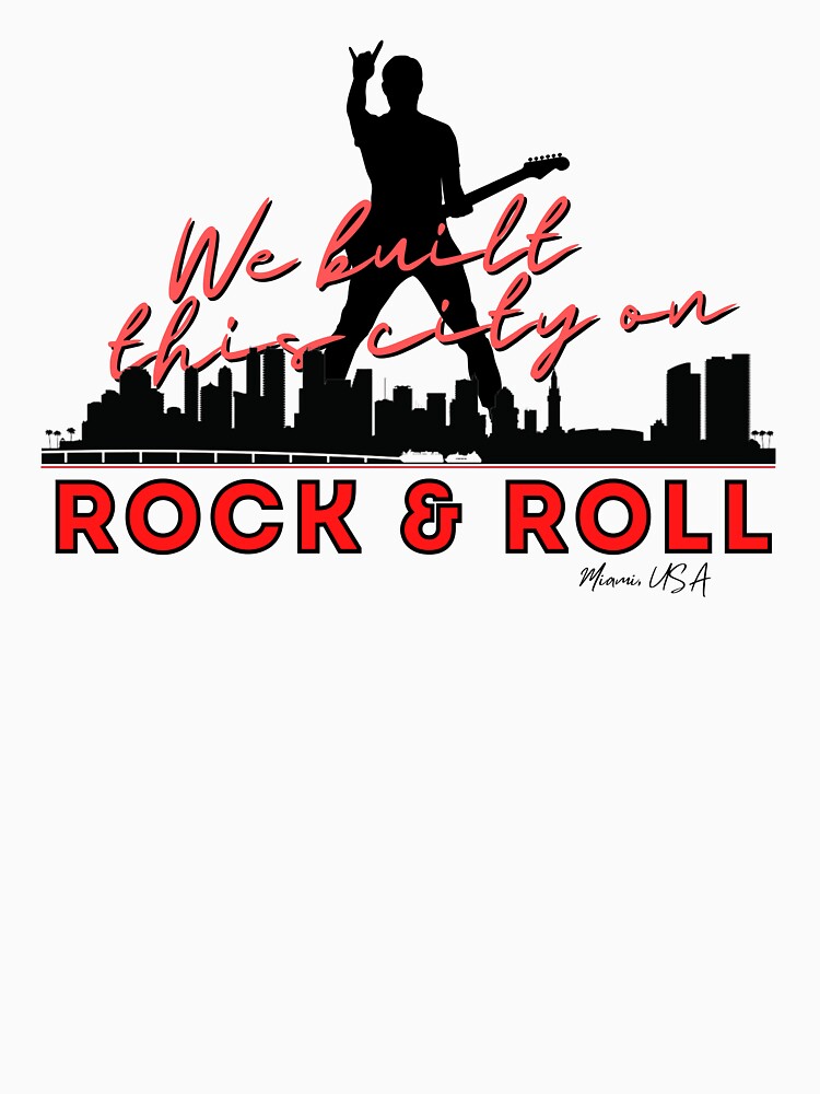 We Built this City - Miami, Red by Mean-Musician