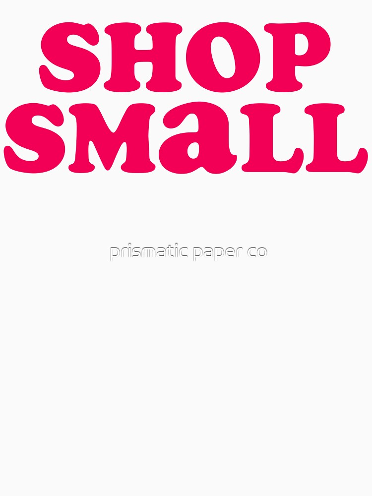 hot pink shop small by prismatic paper co