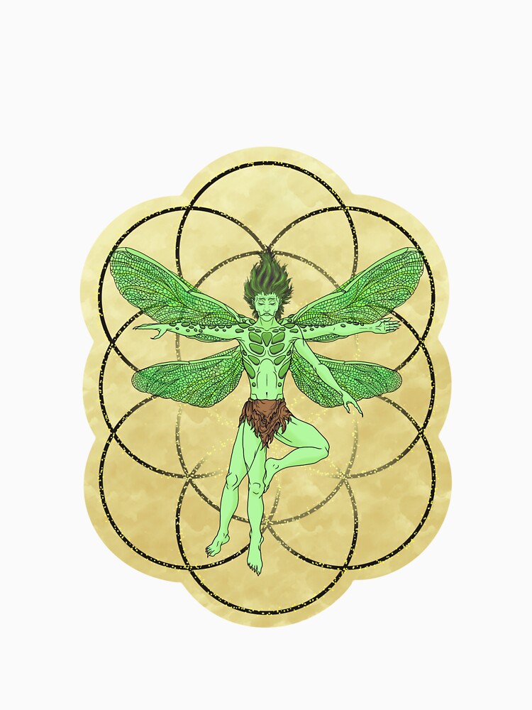 Vitruvian Sprite - Grass Green by joshwarrenart