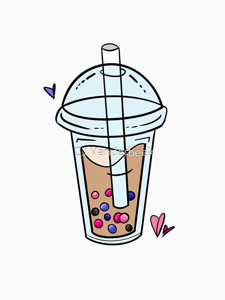 Omnisexual Pride Bubble Tea by CJ Vanderbeek