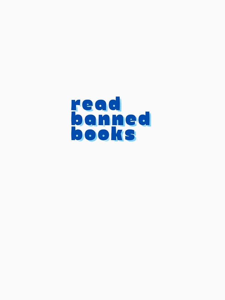 Read Banned Books - Blue by emsstickersandsuch