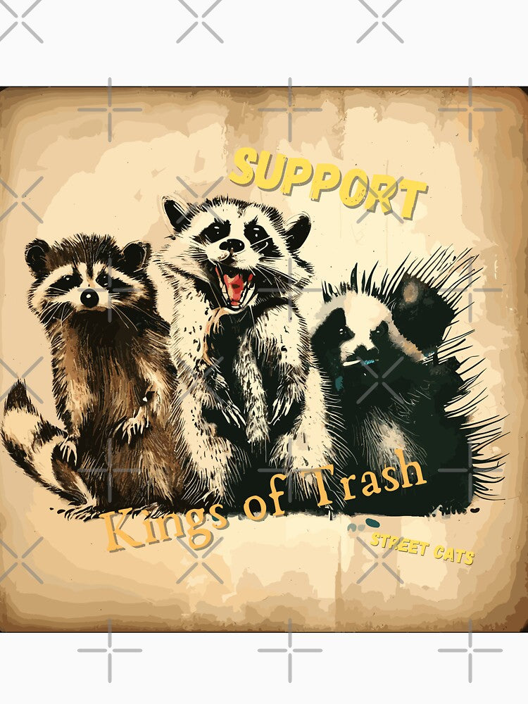 Support street cats, kings of trash by TomFrontierArt