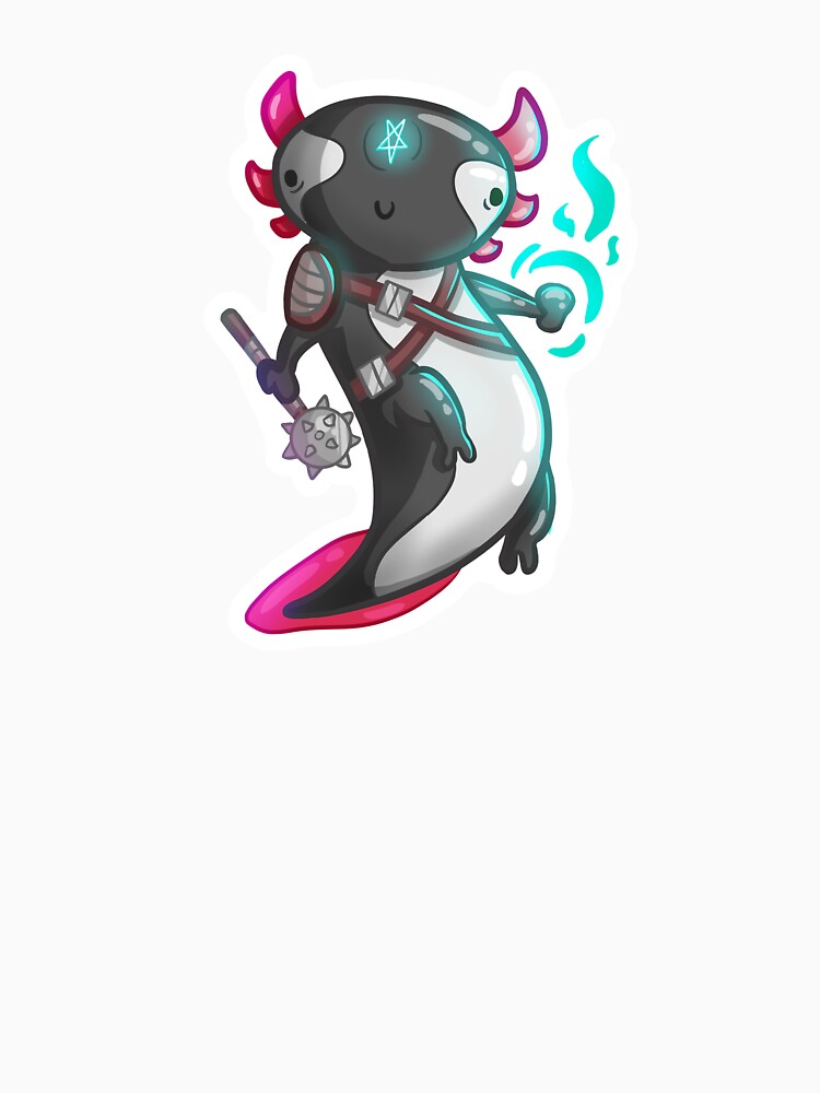 Warlock Axolotl, dnd cute class by Thomasmoka