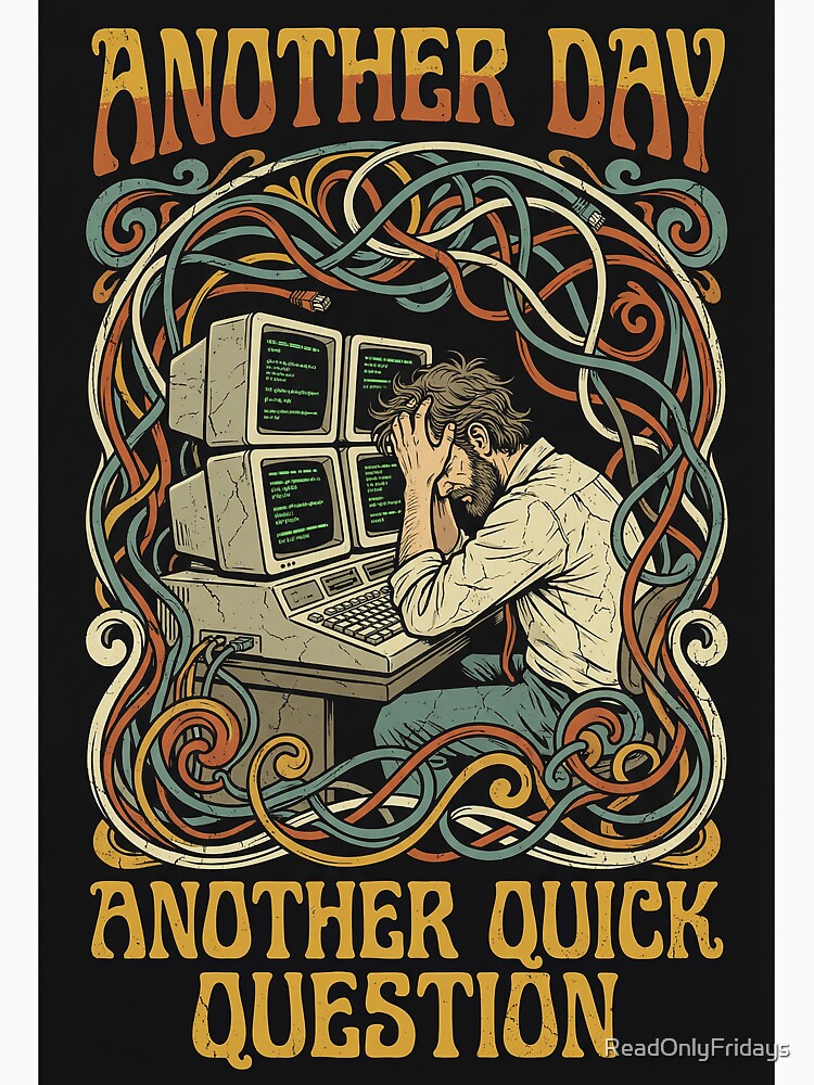 Another Day Another Quick Question Vintage IT by ReadOnlyFridays