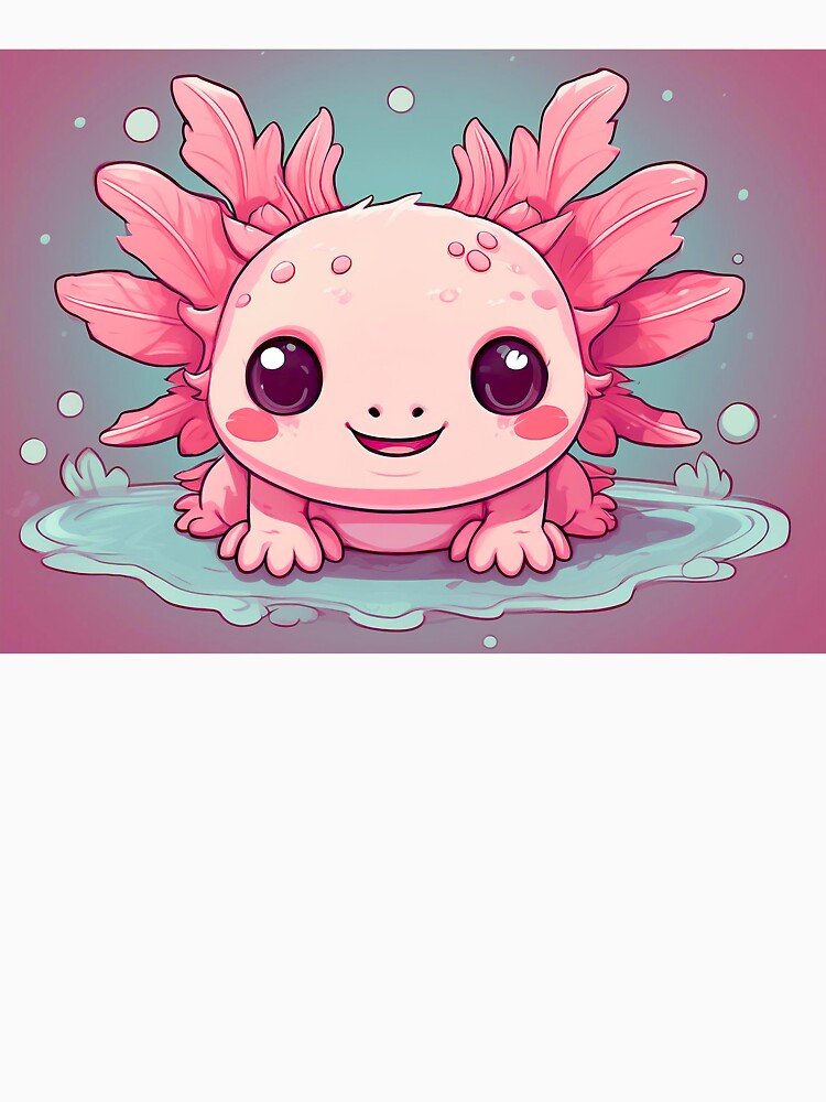 Sweet Pink Axolotl by CharlieMakes