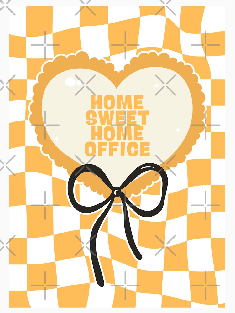 Home Sweet Home Office - Yellow by Dondonmart