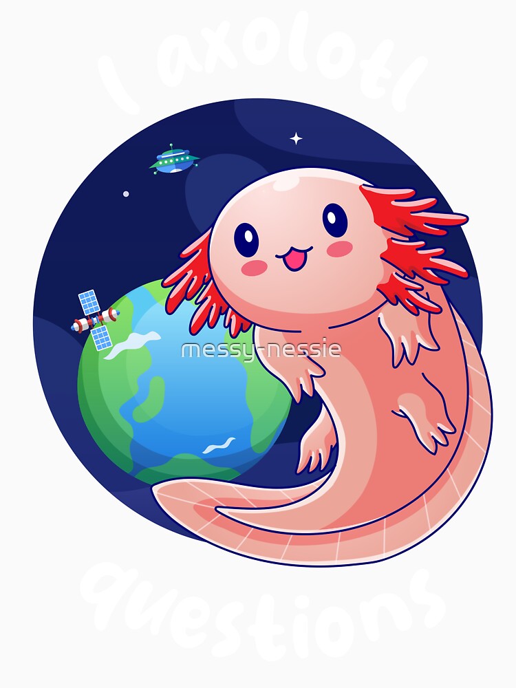 I axolotl questions - cream (on dark colors) by messy-nessie