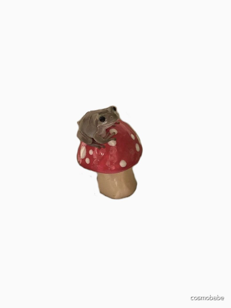 phrog on mushroom :) by cosmobabe