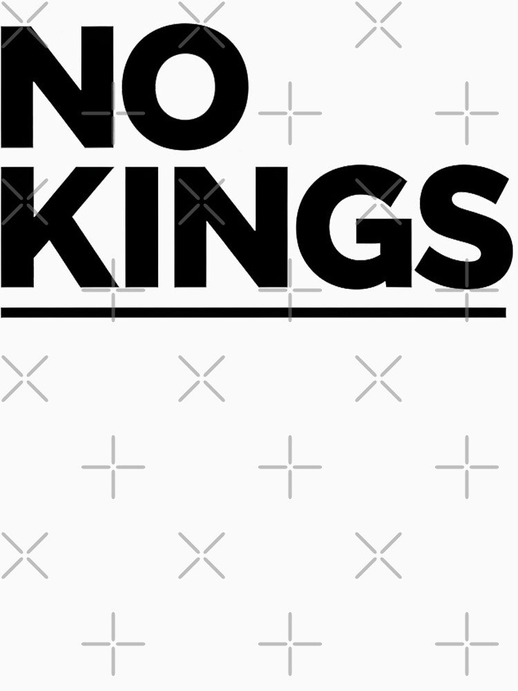 No Kings Quote Sticker – Punk Anarchist Redbubble Art by eyesasdaggers