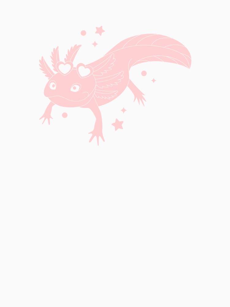 Axolotl Pastel Pink by 37jlee