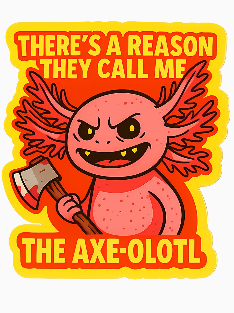 Murderous Axe-olotl by GlitchBaby