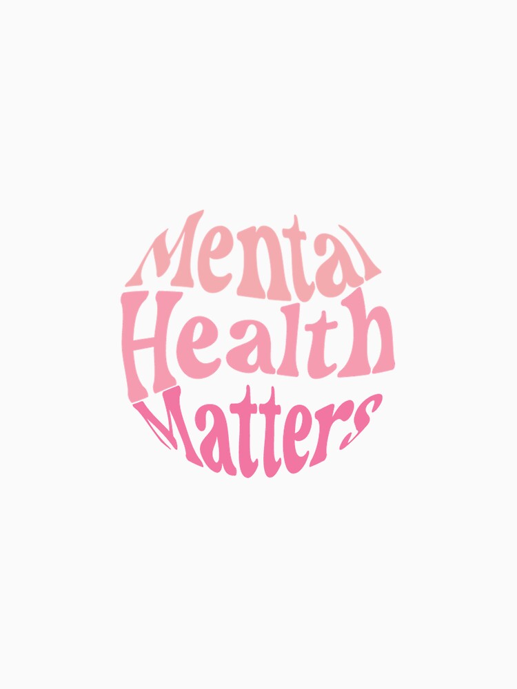 mental health matters pink by lilykaylea