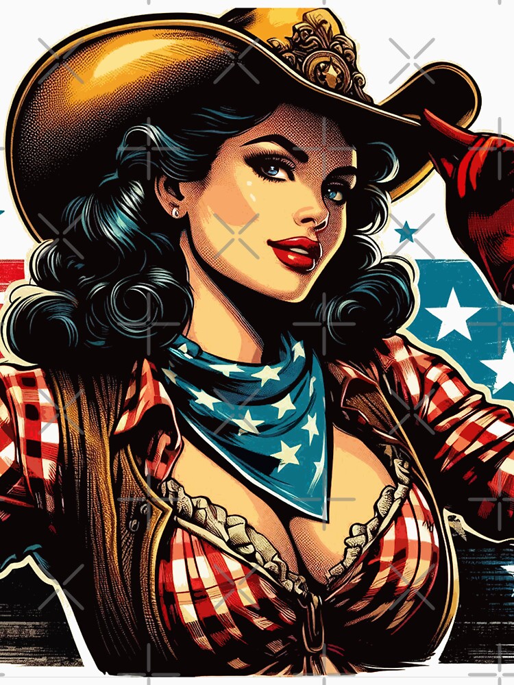 Hot Rodeo Girl by PulpVintage