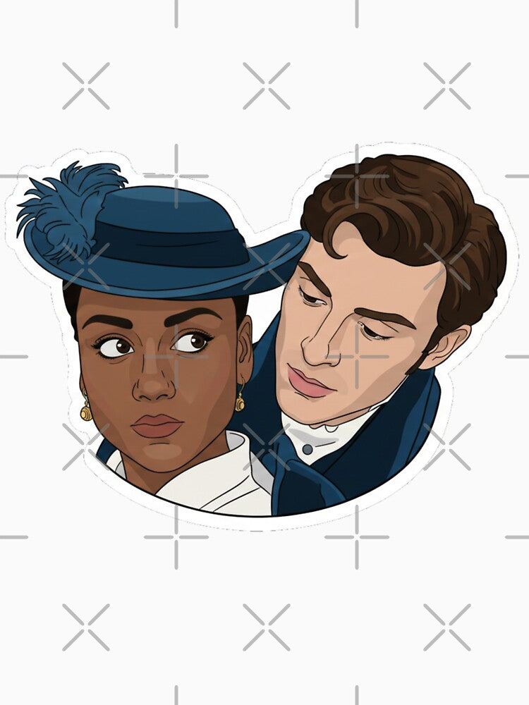 Anthony & Kate Bridgerton Fan Art | Regency Enemies to Lovers Romance Sticker by Fandom Universe