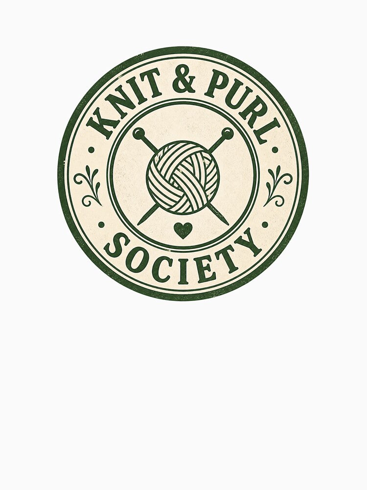 Knit & Purl Society Vintage Badge by EastEndTownie