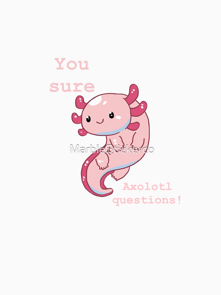 Axolotl by MarbleStickerco