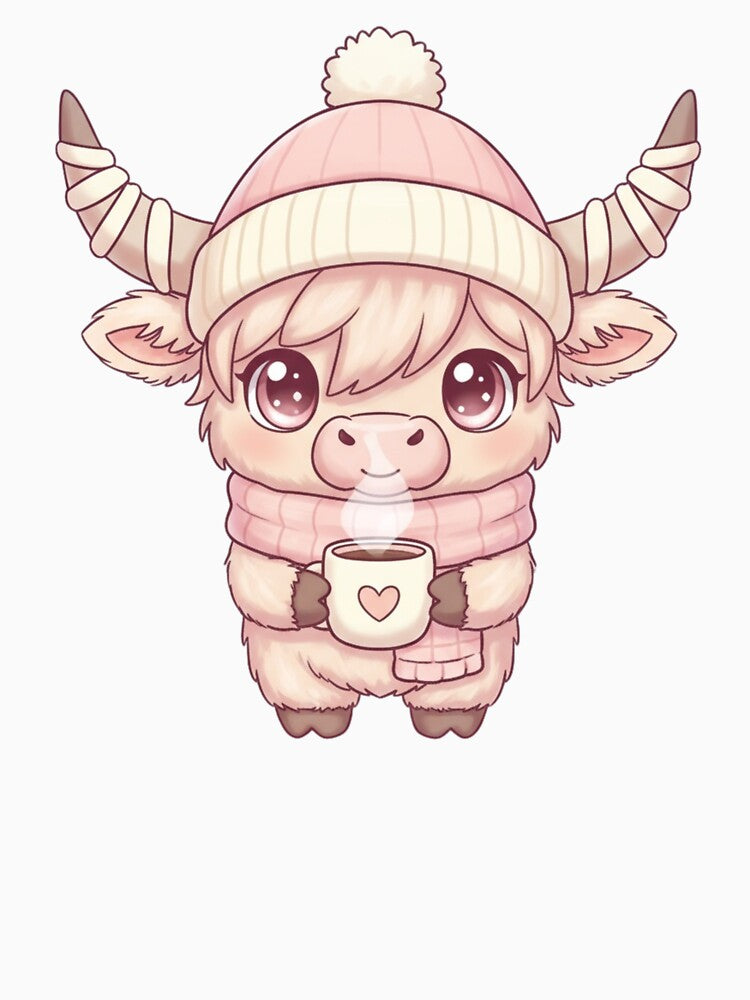 Cute Highland Cow by JLMWorks