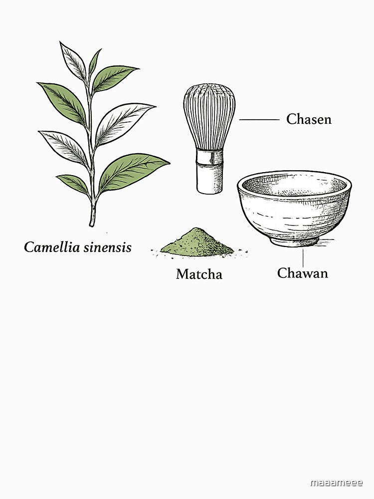 Japanese Herbarium Tea Illustration by maaameee