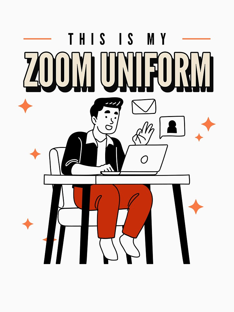 This Is My Zoom Uniform Productivity Work From Home by LamountTees