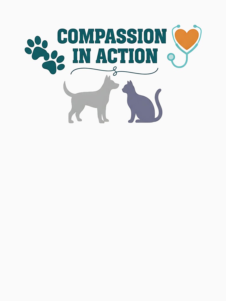 Compassion in Action Shirt – Veterinarian Technician Gift Tee by Muzgle