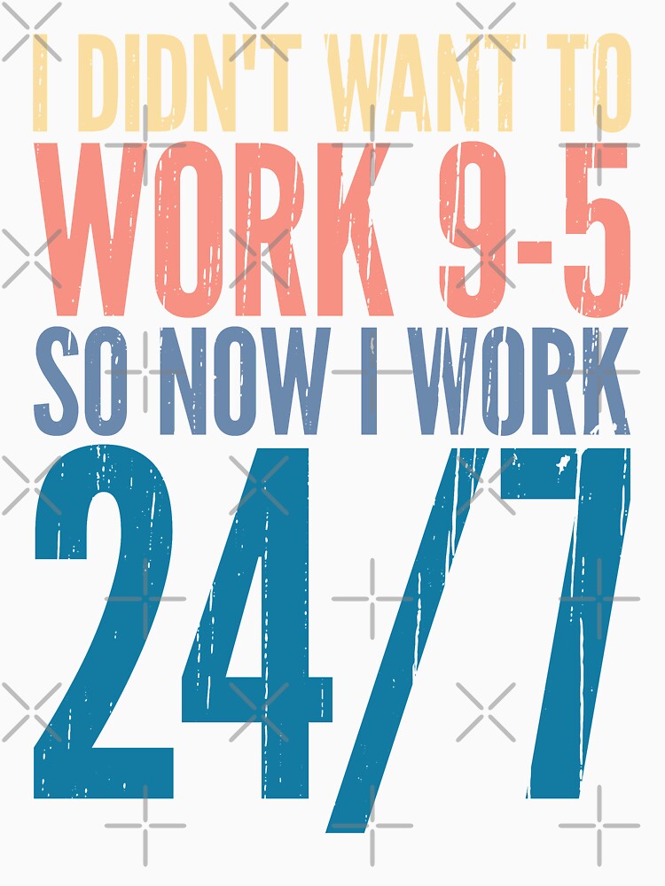 I didn't want to work 9 to 5 so no I work 24/7 by SweetLog
