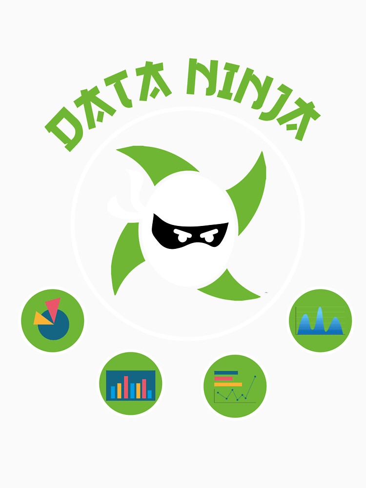 Data Ninja Funny Data Pun Data scientist and Data Science by Rzelemenz
