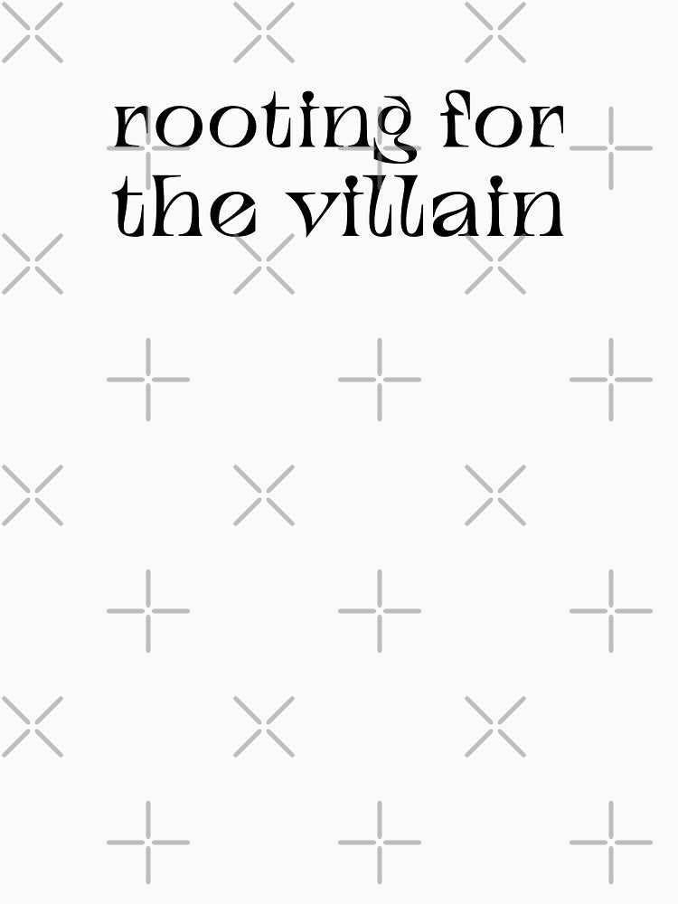 bookkeepers community: rooting for the villain (black) by J-Creative-