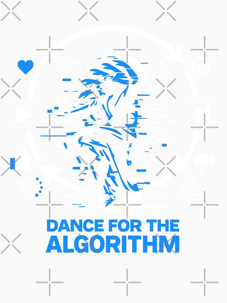 Dance for the Algorithm Social Media Glitch Art by SplashTastic