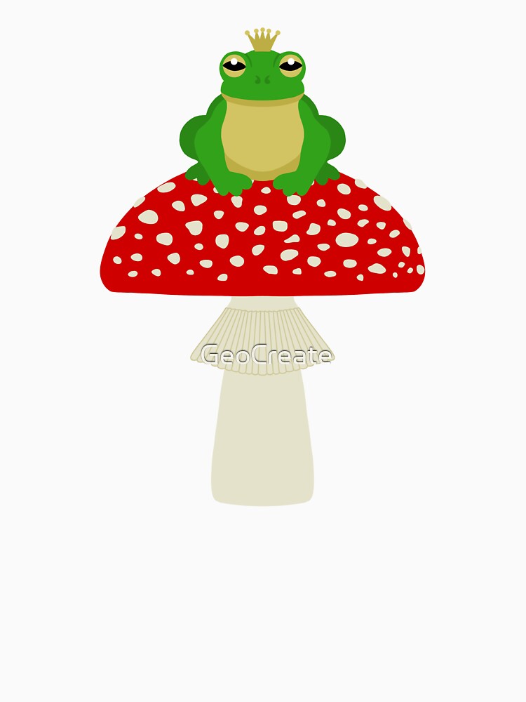 Frog Prince on a toadstool by GeoCreate