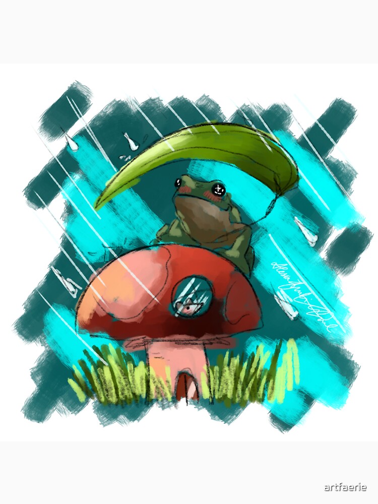 Little frog on a rainy afternoon by artfaerie