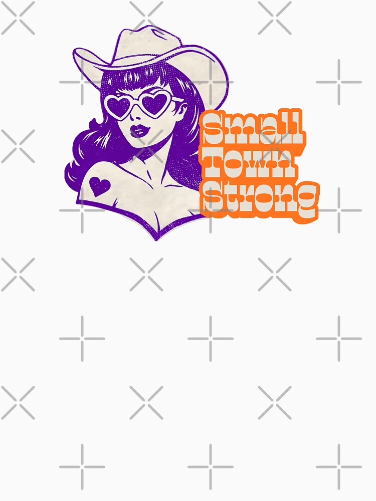 Small Town Strong Cowgirl Illustration | Retro Western Feminine Art by SimplyJasper