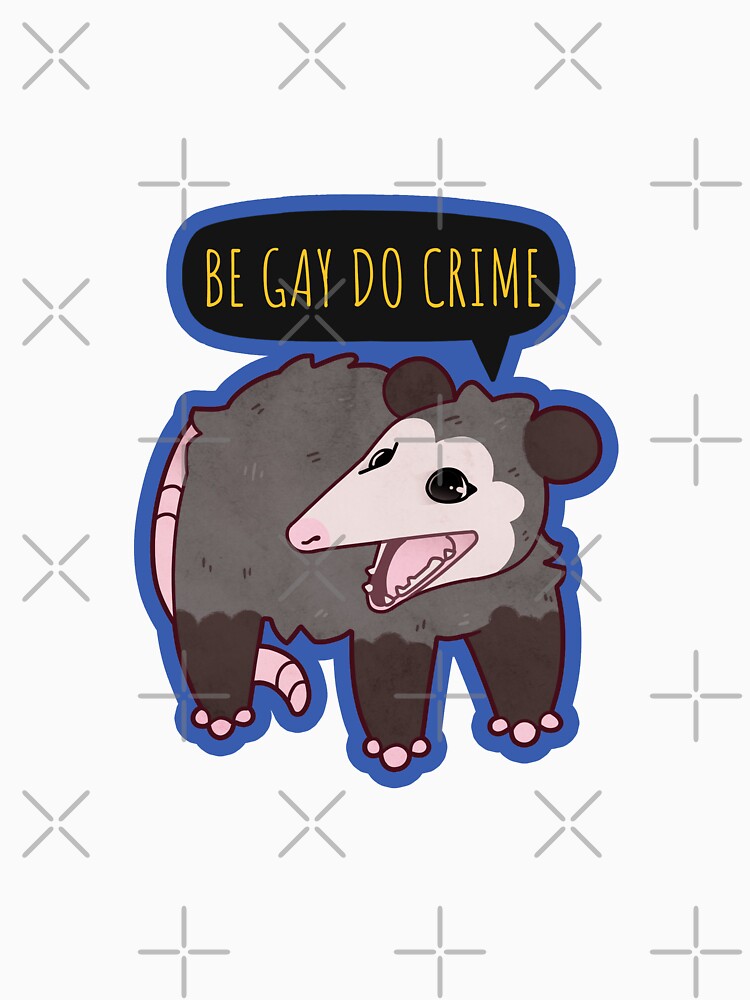 Possum Be Gay Do Crime by Mossysplashart