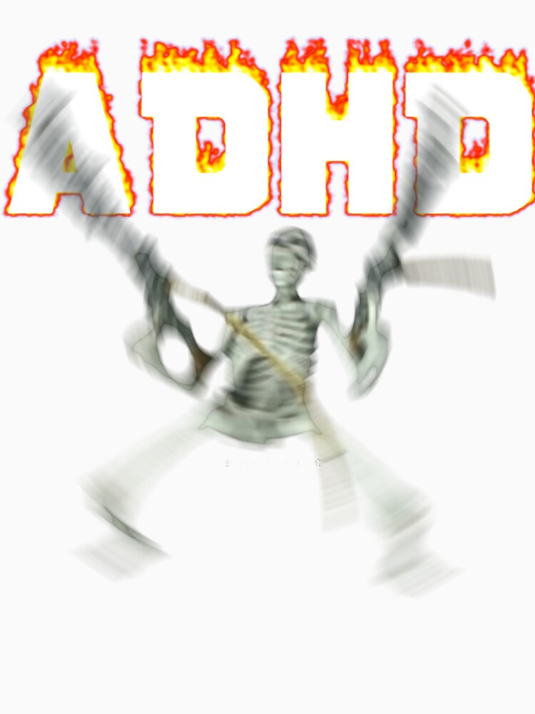ADHD Skeleton Meme Classic by ernesthenagan