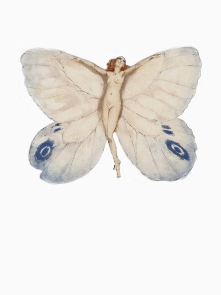 Vintage butterfly woman by Pixiedrop