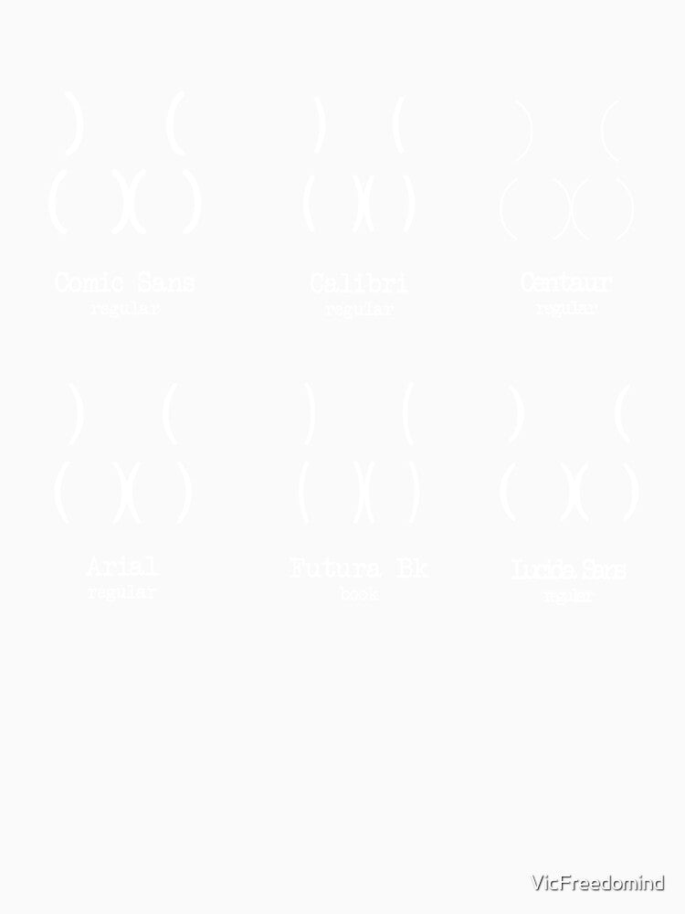 wich one is your butt font by VicFreedomind