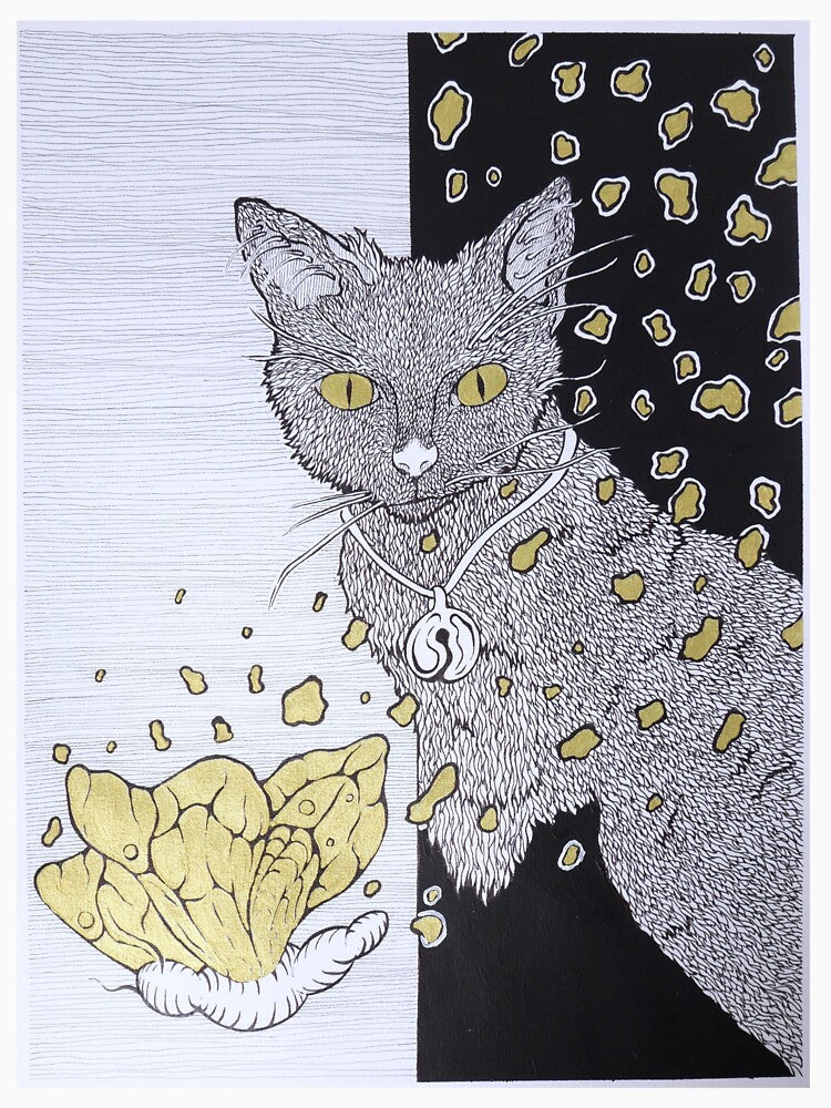 Enchanted cat by ToastcoinArt