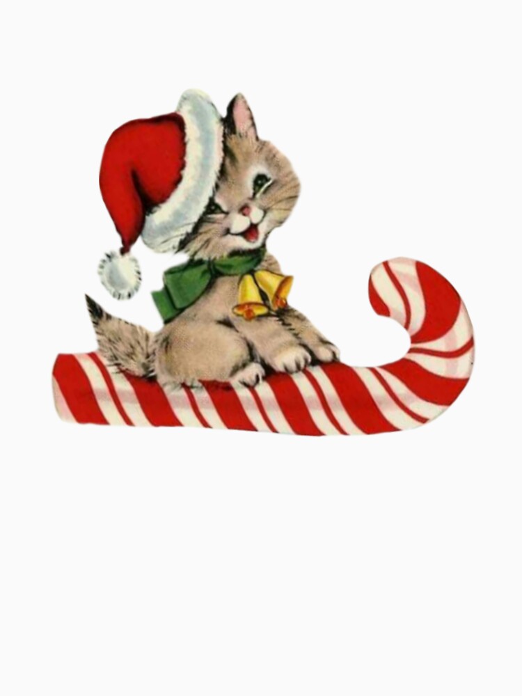 Vintage Christmas Cat by Pixiedrop