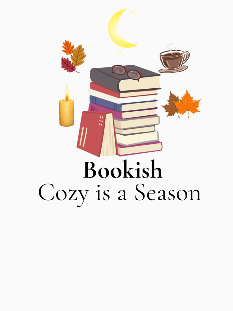 Bookish Cozy Reading Autumn Books Design by rafi18