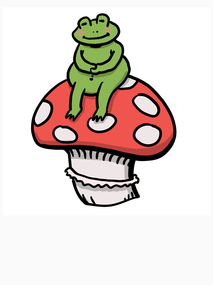 Frog on a Mushroom by Social Comics