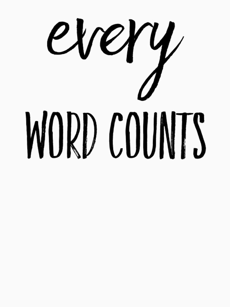 Every Word Counts, SLP, Speech Therapist by tresbelleshirts