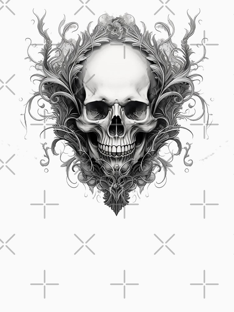 Classic Skull and Flourishes by CoutureCrypt