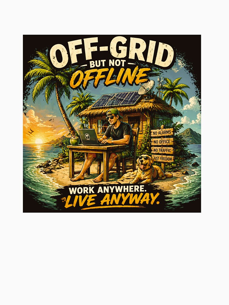 Off Grid But Not Offline | Digital Nomad Remote Work Lifestyle Design by IdentityThread